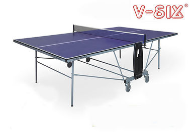 Movable Portable Foldable Table Tennis Table Safe With Wheels Size Φ125mm*4