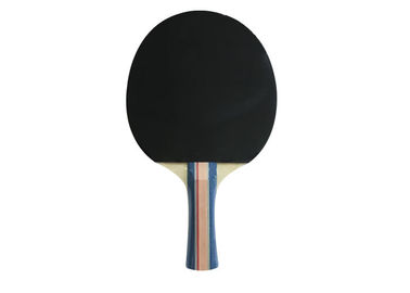 Poplar Table Tennis Rackets with Colour Handle and Orange Sponge for fun player