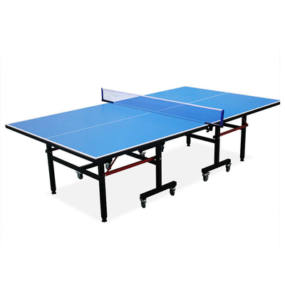 OEM تنس الطاولة في الهواء الطلق طاولة SMC أعلى المجلس قابلة للطي الأزرق المنقولة سهلة التجميع